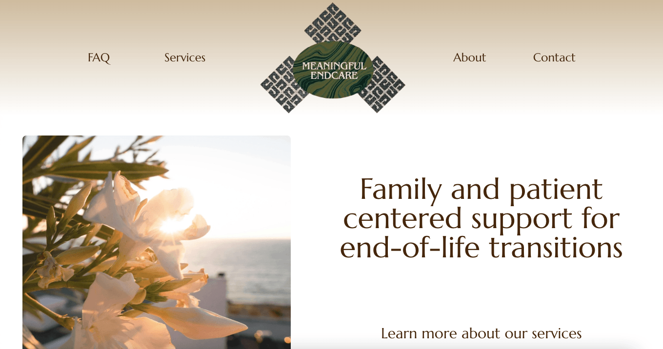 Meaningful EndCare page